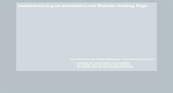 Desktop Screenshot of hamlintrust.org.uk.websitelive.net